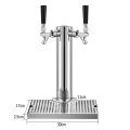 Ociekacz Nablatowy INOX z Wcięciem 30x17cm do Kolumny Piwa Tacka Barowa