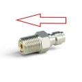 Szybkozłączka z Zaworem Zwrotnym Męska PCP 8mm - 1/8NPT Zew.