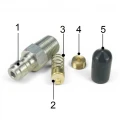 Szybkozłączka z Zaworem Zwrotnym Męska PCP 8mm - 1/8BSP Zew.