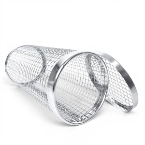 Koszyk do Grillowania INOX 30x9 cm Stalowy BBQ Warzywa Frytki Ryby