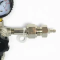 Reduktor CO2 Trzy Moduły 3,2 BAR 3/8 + Przedłużka Przedłużacz 1m W21,8