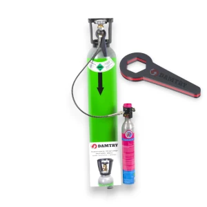 Butla Z Syfonem CO2 Pełna 8l + Przetoczka FOX Do Sodastream Różowy Quick Connect Terra Art Duo