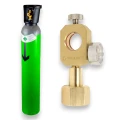 Butla CO2 z Syfonem 8l (6kg) + Przetoczka ALFA8 do Nabojów Sodastream QC Różowe
