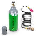 Butla CO2 pełna 8l 6kg BECZUŁKA + Przewód 7,5m + Adapter Quick Connect MOS