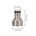 Nakrętka do Głowic Kegów Ball Lock 5/8" do Gazu INOX na Szarą Złączkę