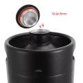Mini Keg 5L Czarny Beczka do Piwa Stal Nierdzewna INOX Korek Wkręcany