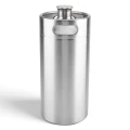 Mini Keg 10L Srebrny Beczka do Piwa Stal Nierdzewna INOX Korek Wkręcany