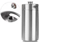 Mini Keg 10L Srebrny Beczka do Piwa Stal Nierdzewna INOX Korek Wkręcany
